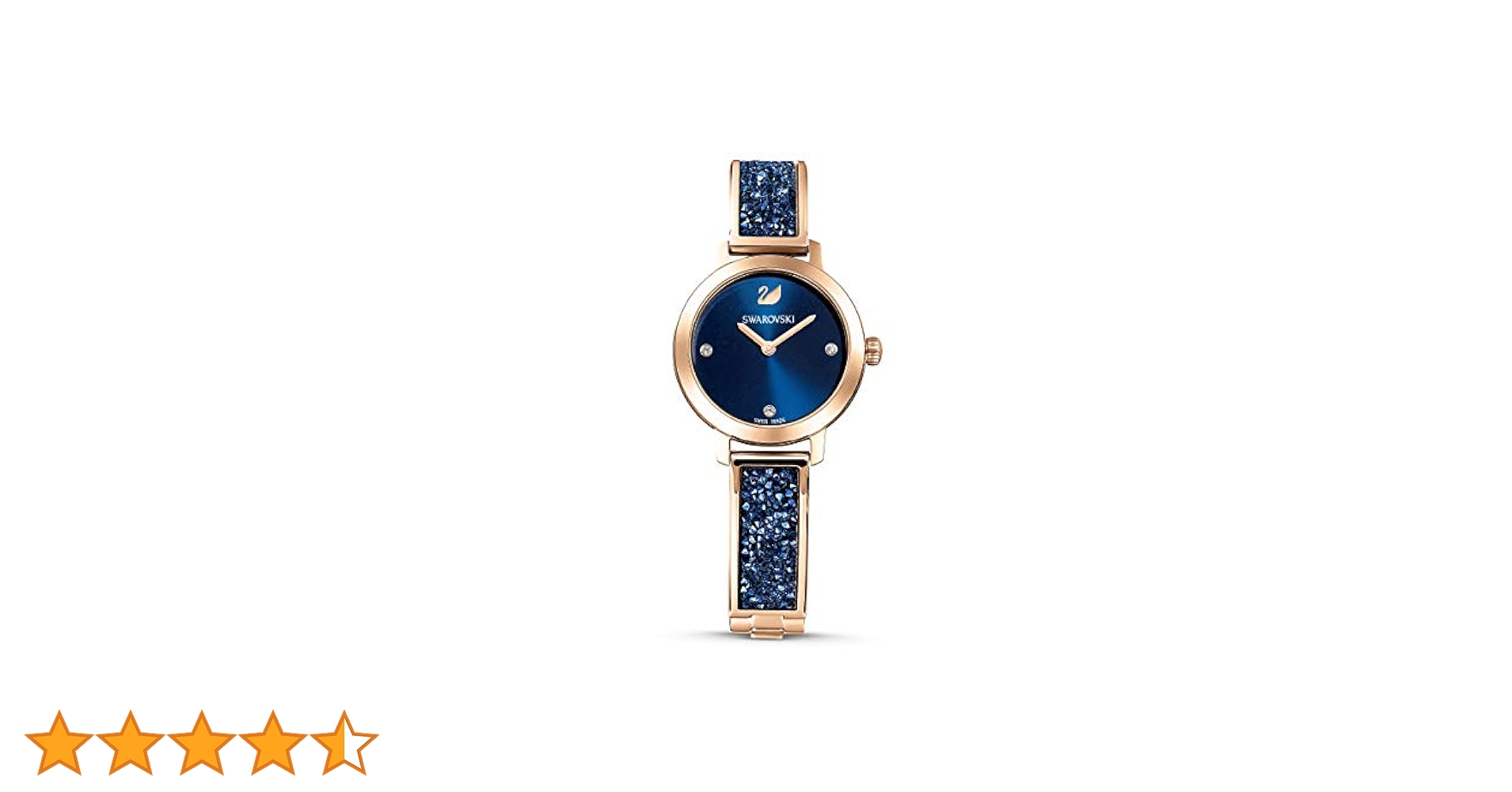 Swarovski 腕時計 ブルー COSMIC ROCK ウォッチ Zegarek Crystal Rock oval, Swiss Made, Bransoleta z